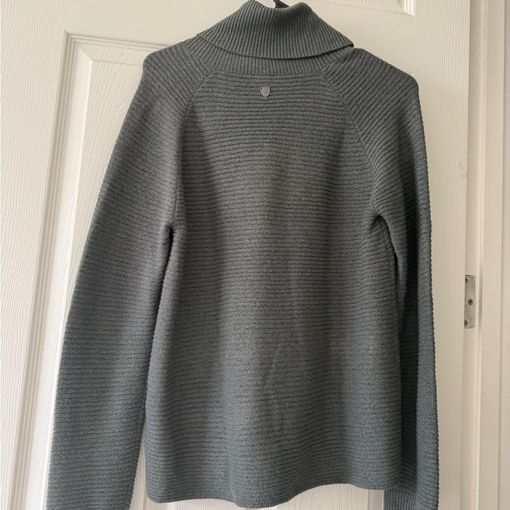 Kuhl Green Women's Turtleneck Sweater - Picture 3 of 5